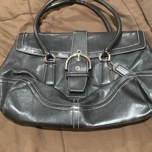 Coach Hampton Soho, 9251 black handbag